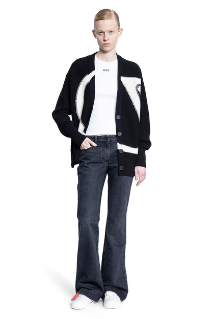 OFF-WHITE WOMAN BLACK&WHITE KNITWEAR