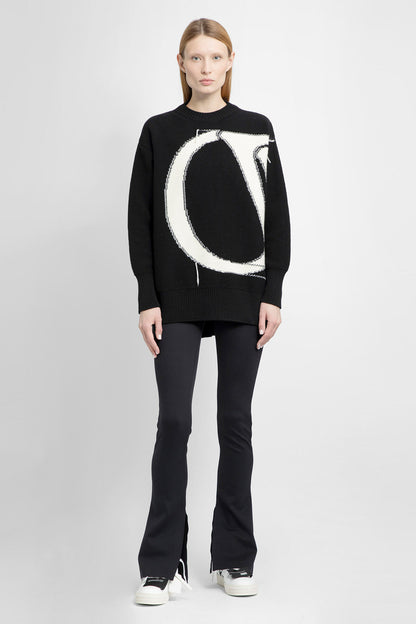 OFF-WHITE WOMAN BLACK&WHITE KNITWEAR