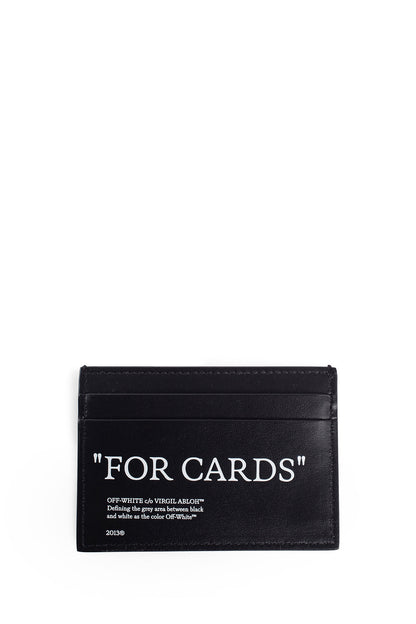 OFF-WHITE WOMAN BLACK WALLETS & CARDHOLDERS