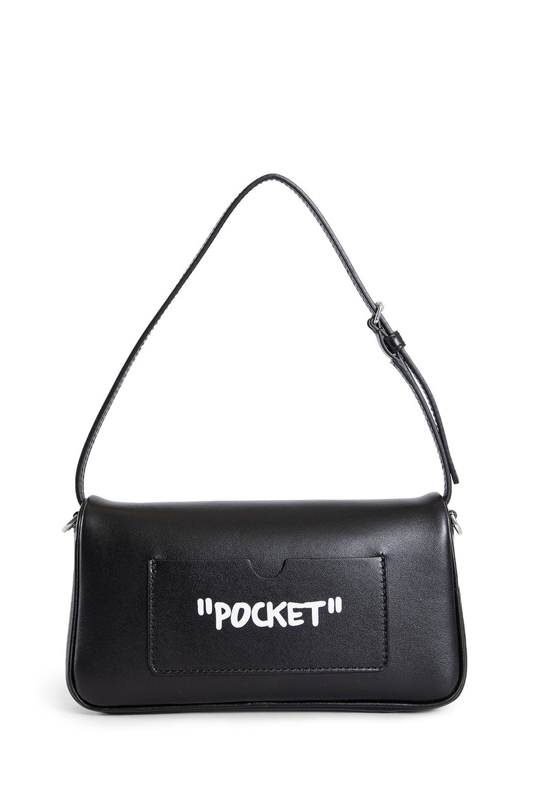 OFF-WHITE WOMAN BLACK SHOULDER BAGS