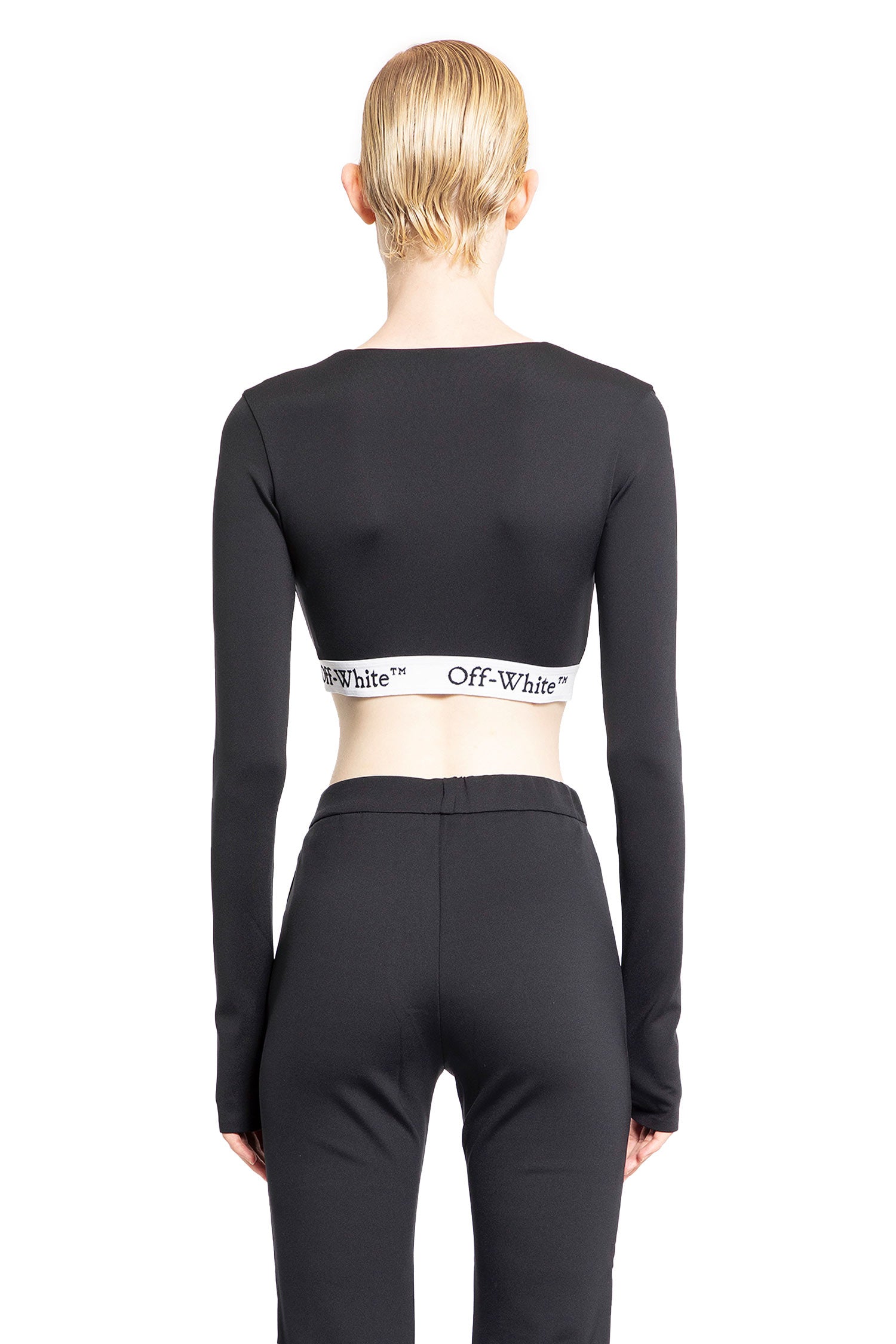 OFF-WHITE WOMAN BLACK TOPS