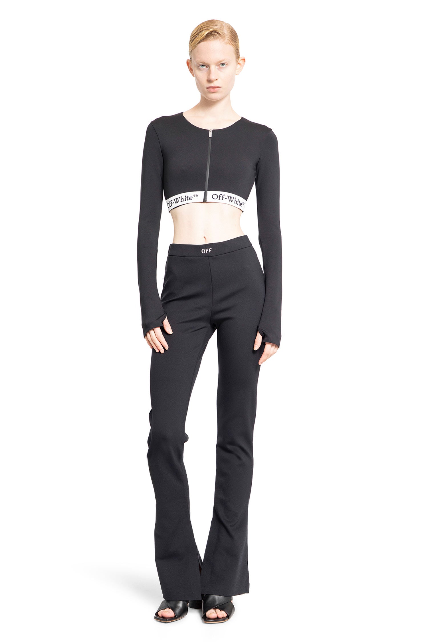 OFF-WHITE WOMAN BLACK TOPS