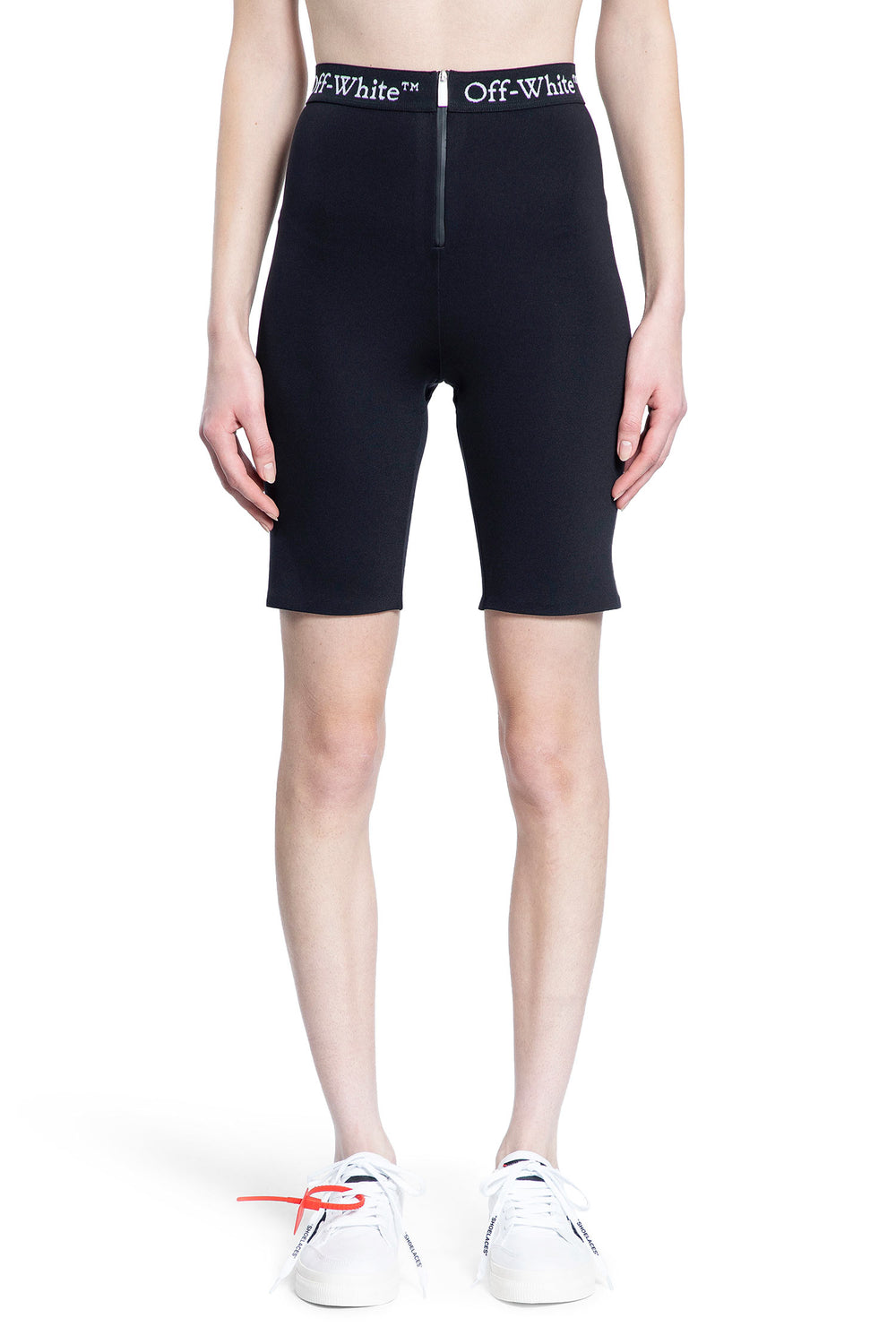 OFF-WHITE WOMAN BLACK SHORTS