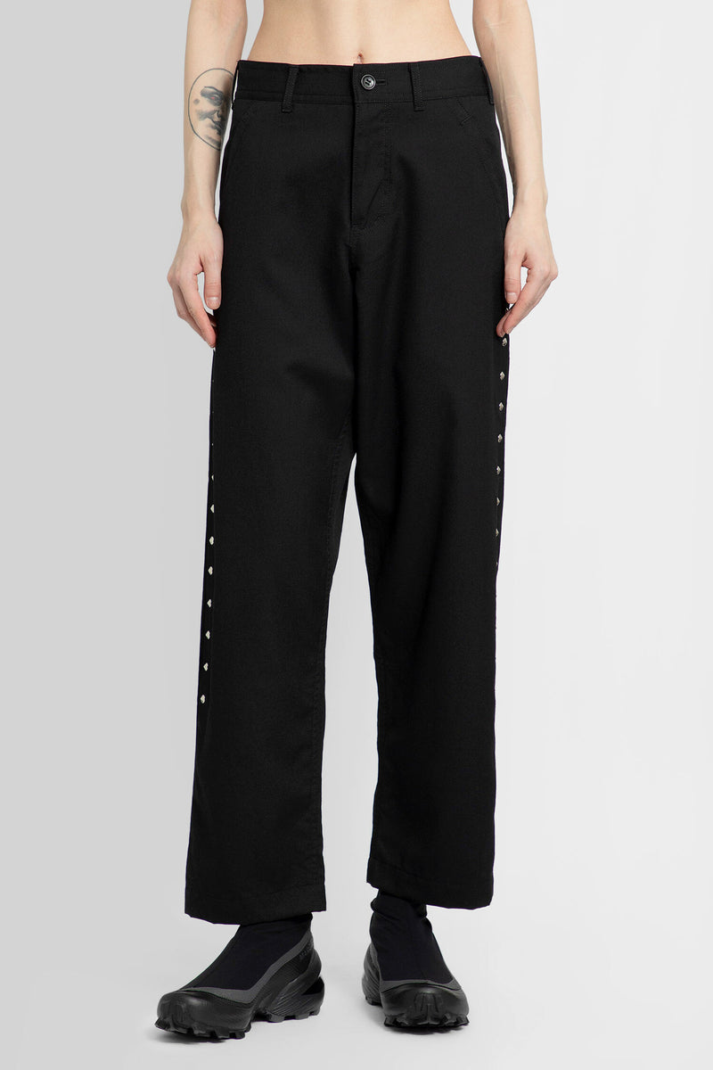 Comme Des Garçons Black Nylon Trousers Black - Slam Jam® Official Store