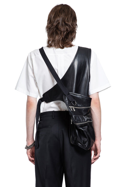 HELMUT LANG MAN BLACK VESTS