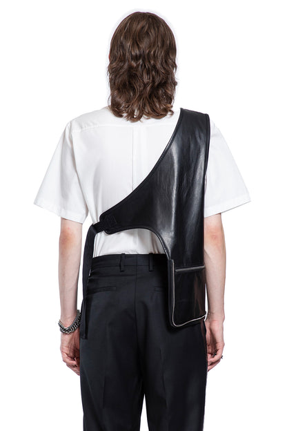 HELMUT LANG MAN BLACK VESTS