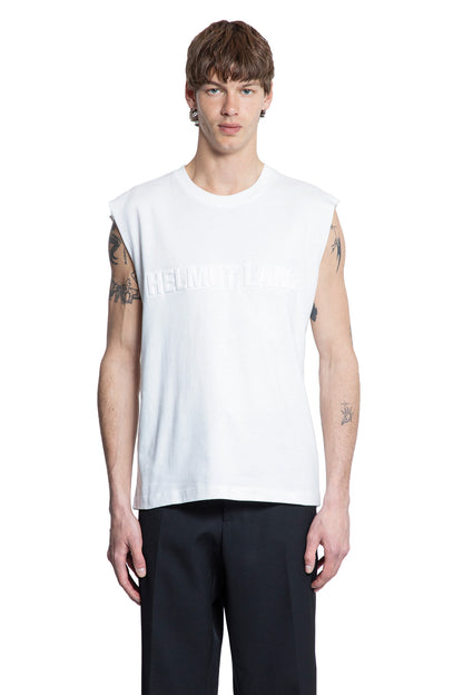 HELMUT LANG MAN WHITE T-SHIRTS & TANK TOPS