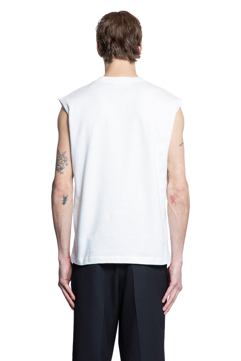 HELMUT LANG MAN WHITE T-SHIRTS & TANK TOPS