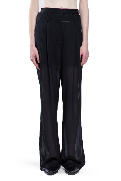 HELMUT LANG WOMAN BLACK TROUSERS