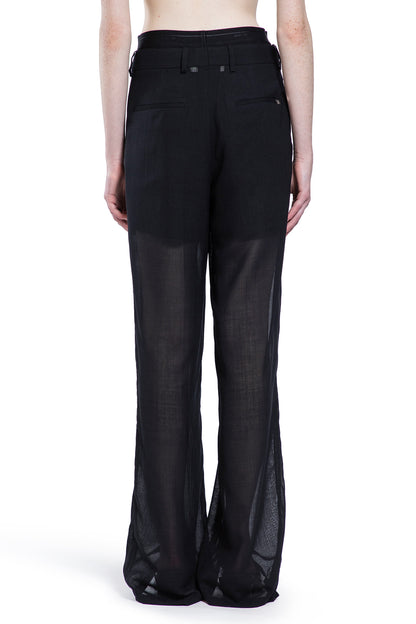 HELMUT LANG WOMAN BLACK TROUSERS