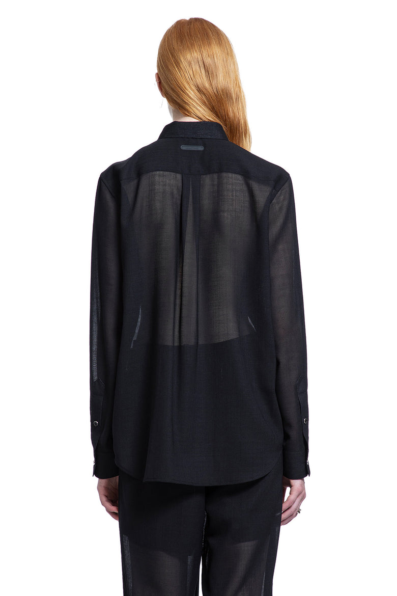 HELMUT LANG WOMAN BLACK SHIRTS