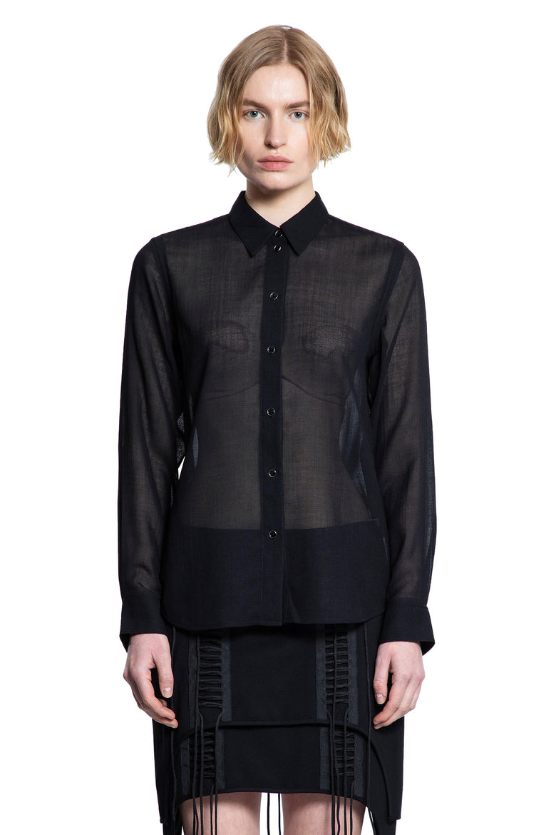 HELMUT LANG WOMAN BLACK SHIRTS