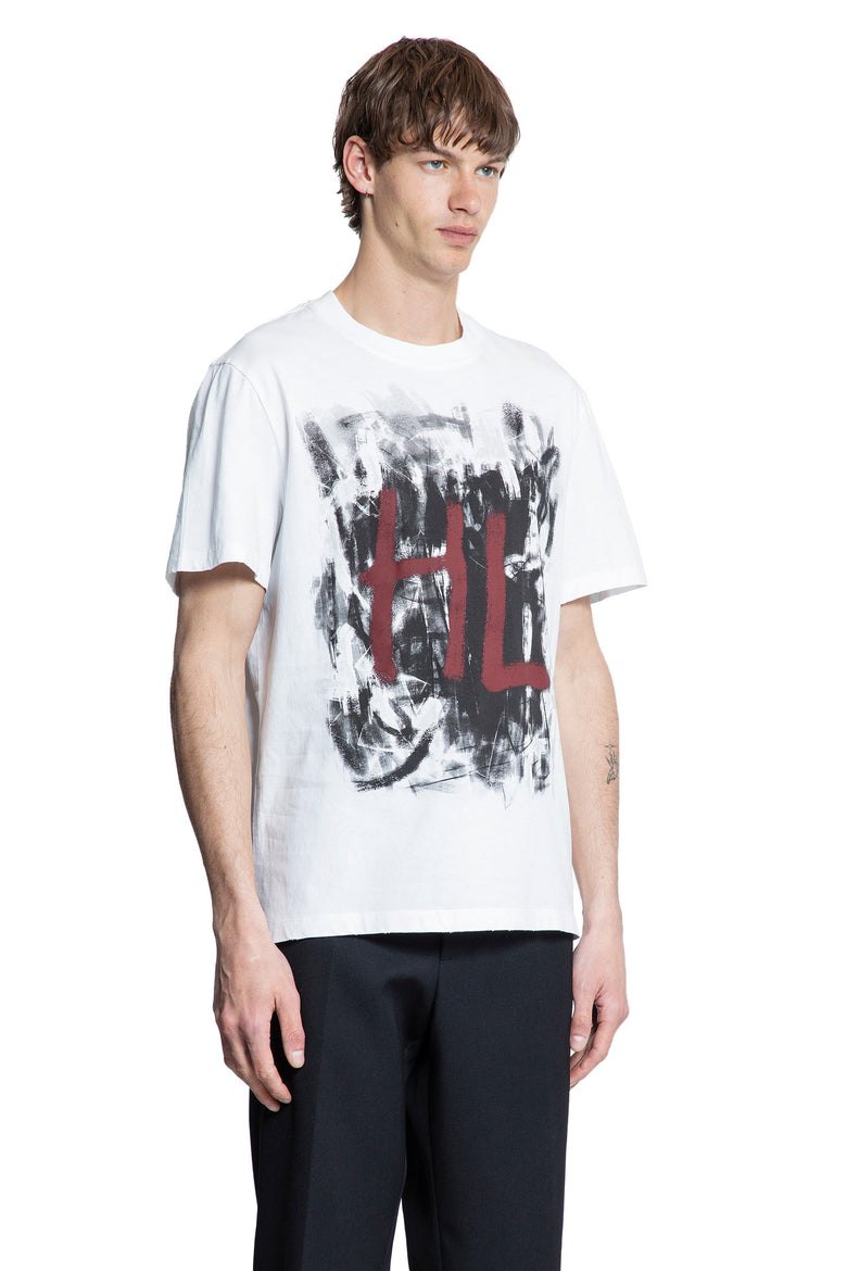 HELMUT LANG MAN WHITE T-SHIRTS & TANK TOPS