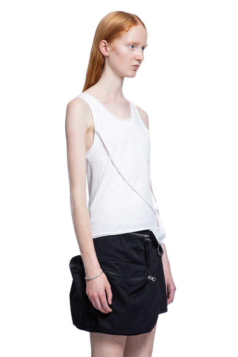 HELMUT LANG WOMAN WHITE T-SHIRTS & TANK TOPS