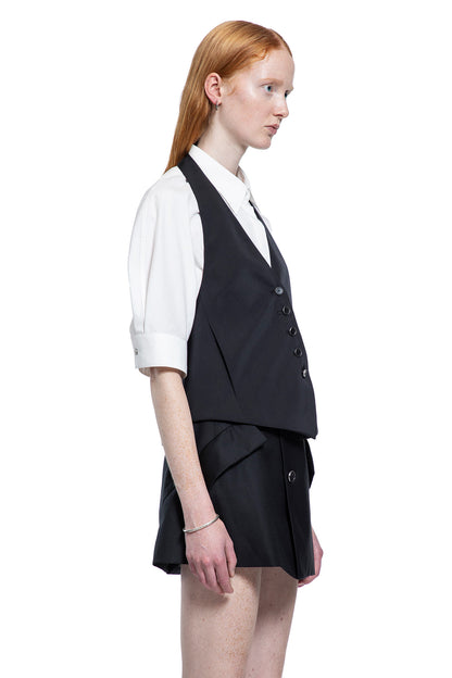 HELMUT LANG WOMAN BLACK VESTS