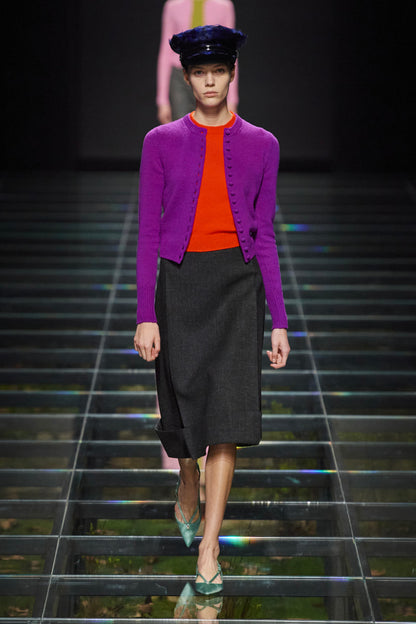 PRADA WOMAN GREY SKIRTS