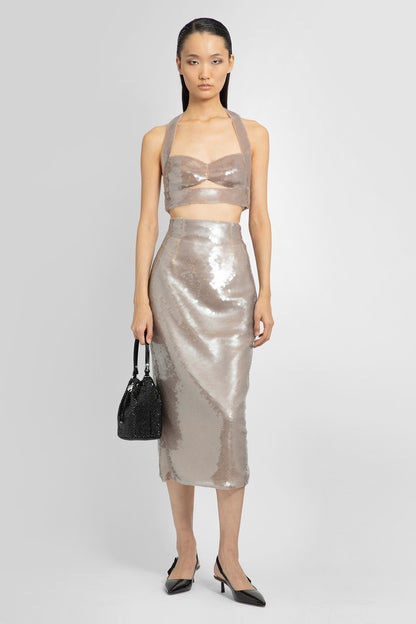 PRADA WOMAN GREY SKIRTS