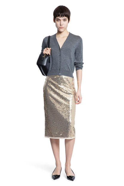 PRADA WOMAN GOLD SKIRTS