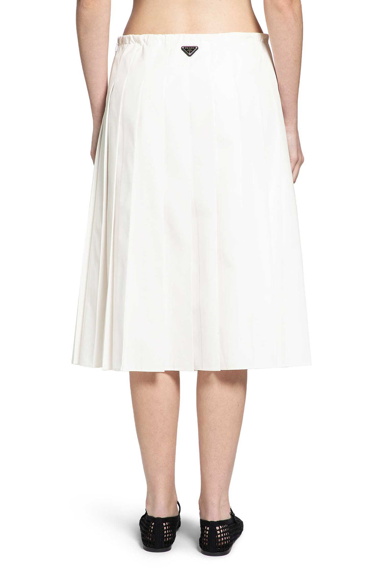 PRADA Pleated Midi Skirt woman