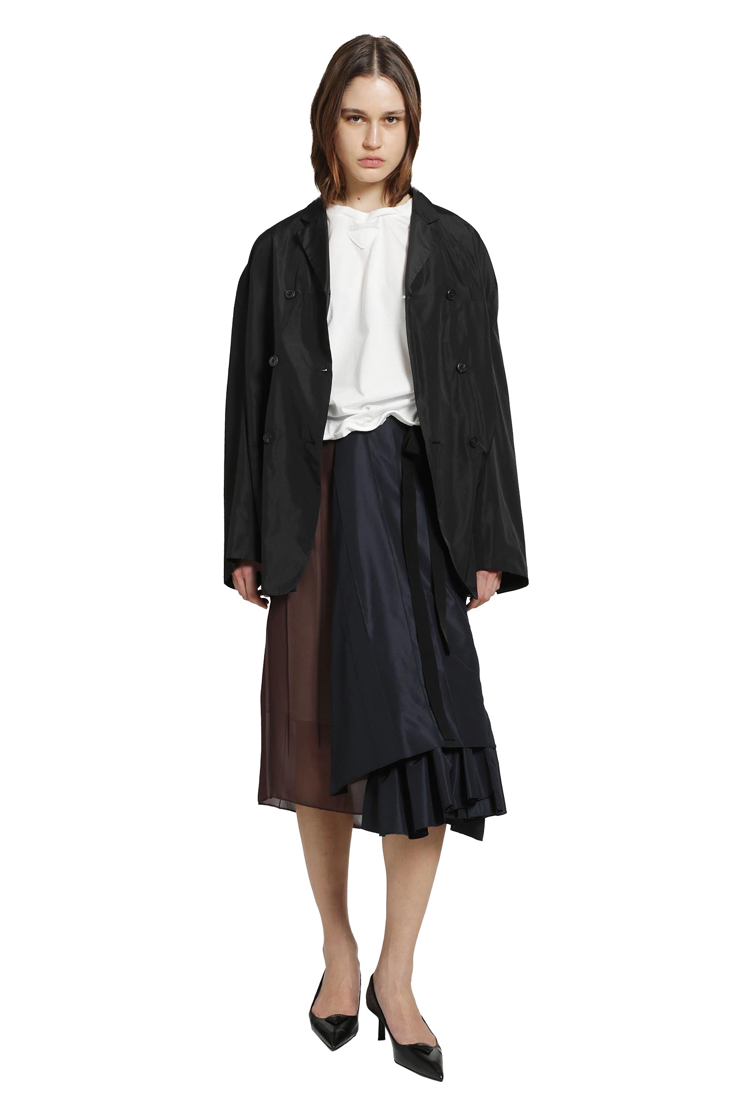 Faille Patchwork Skirt