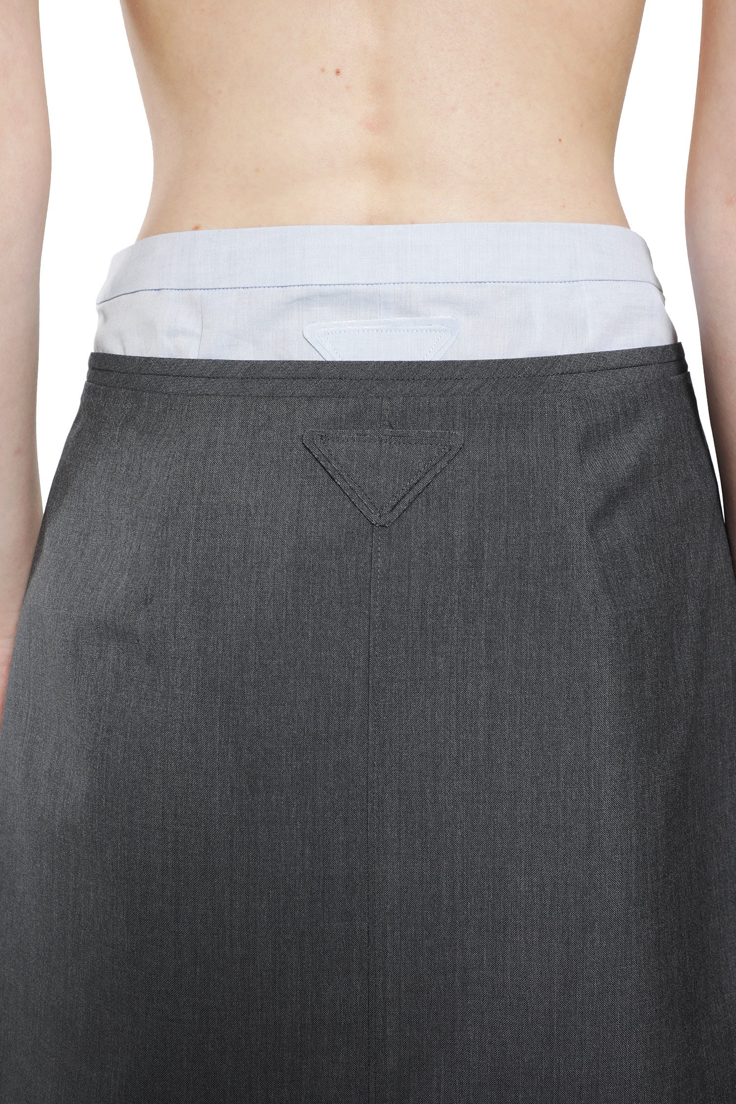 Layered Wool Skirt