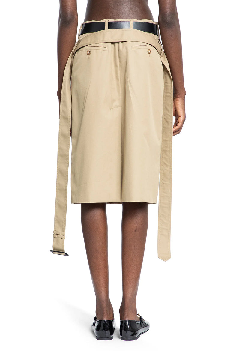 PRADA Cotton twill skirt woman