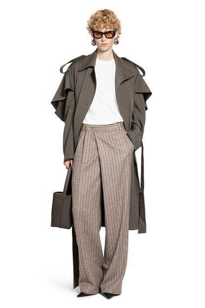 Deconstructed Pinstriped Pants