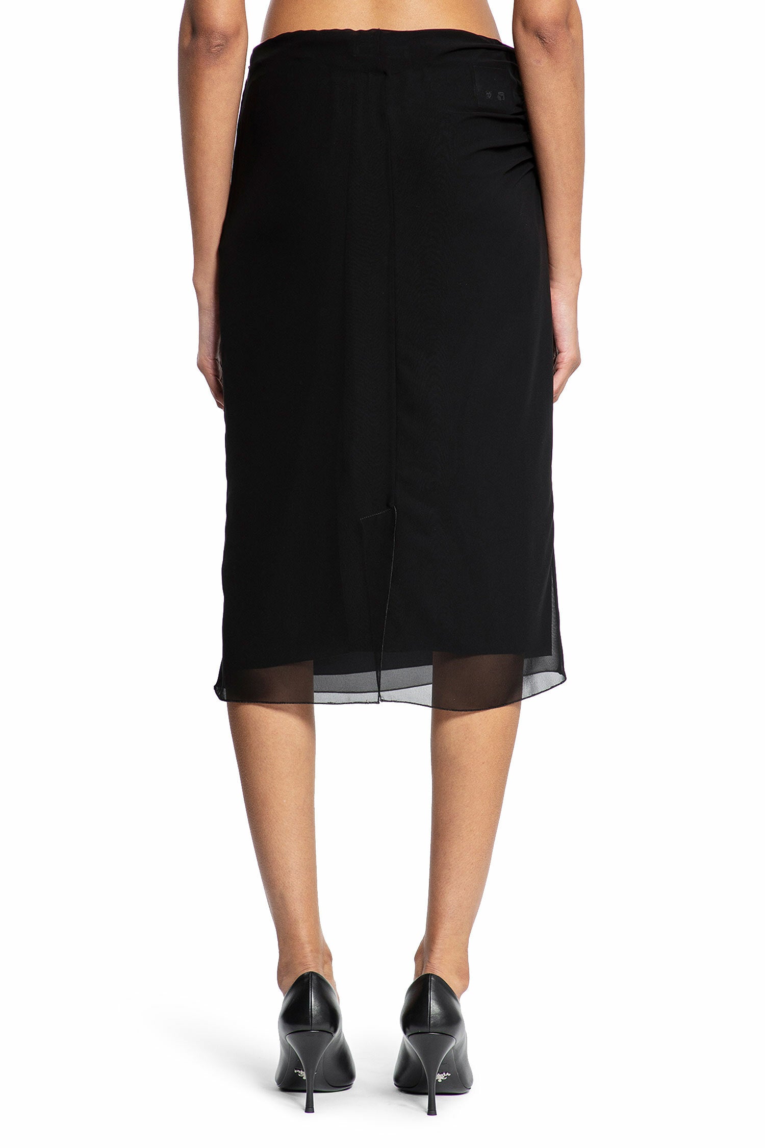 PRADA WOMAN BLACK SKIRTS