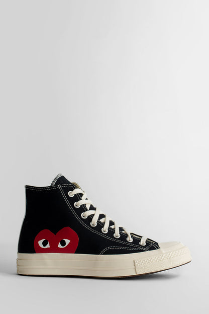 COMME DES GARCONS PLAY UNISEX BLACK SNEAKERS