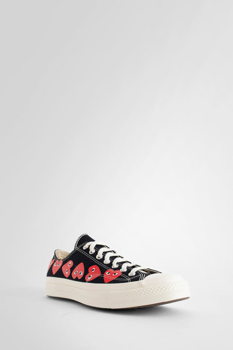 COMME DES GARCONS PLAY UNISEX BLACK SNEAKERS