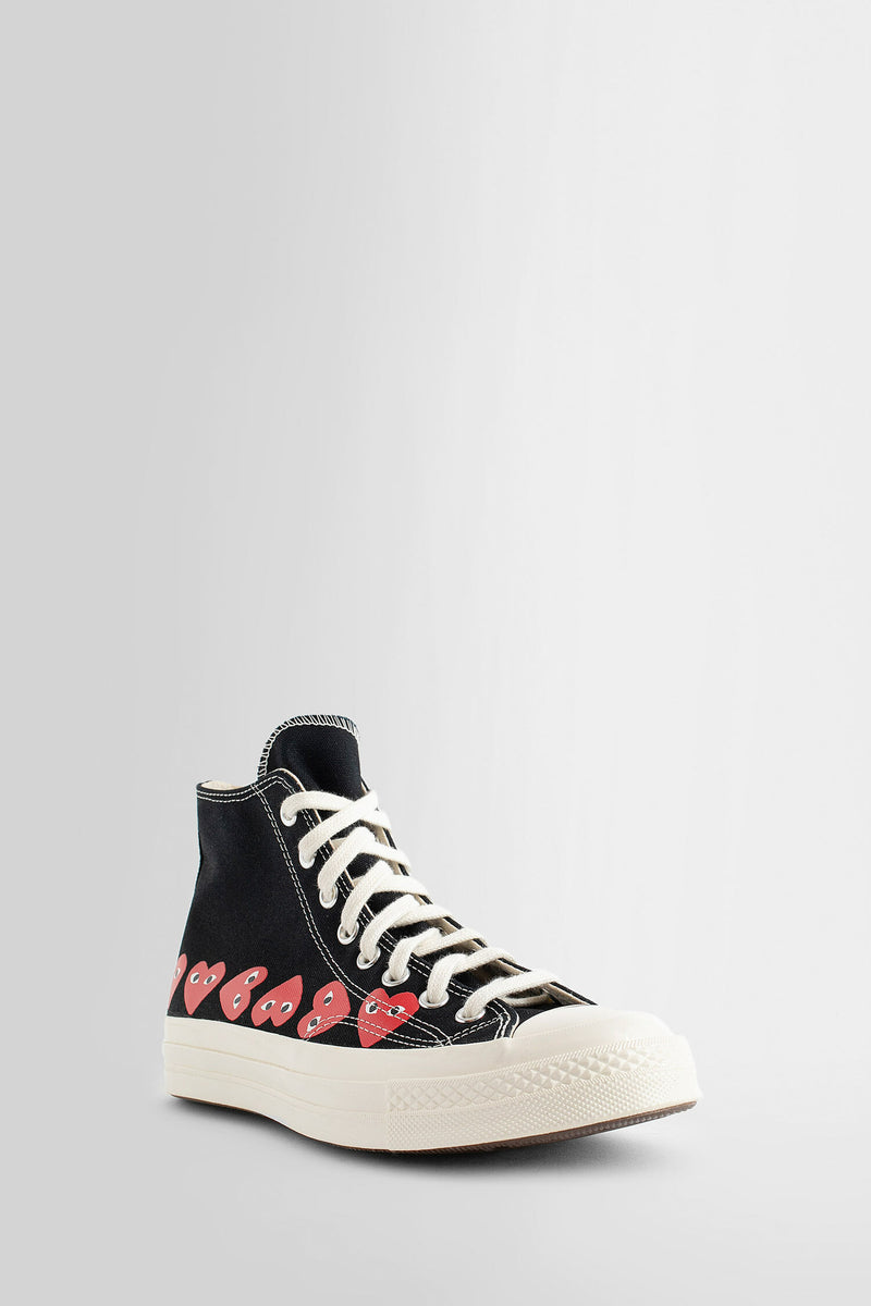 COMME DES GARCONS PLAY UNISEX BLACK SNEAKERS