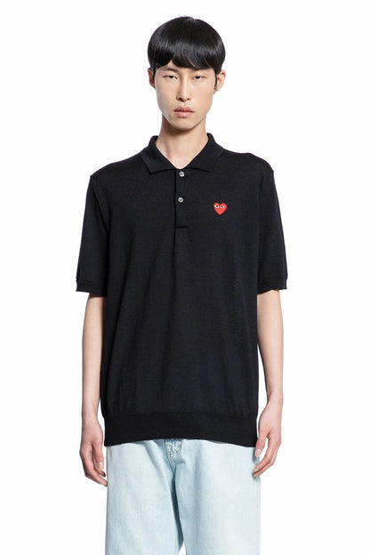Antonioli COMME DES GARCONS PLAY MAN BLACK T-SHIRTS & TANK TOPS