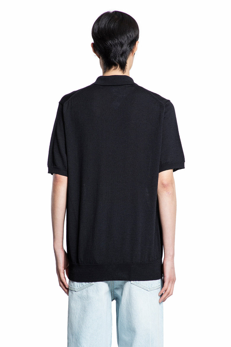 COMME DES GARCONS PLAY MAN BLACK T-SHIRTS & TANK TOPS