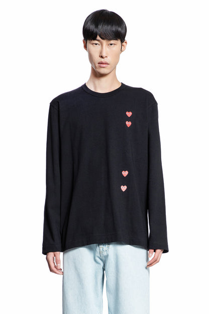 Antonioli COMME DES GARCONS PLAY MAN BLACK T-SHIRTS & TANK TOPS