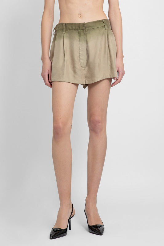 PRADA WOMAN BEIGE SHORTS