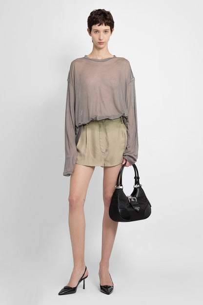 PRADA WOMAN BEIGE SHORTS