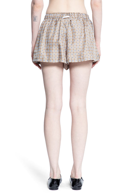 PRADA WOMAN BEIGE SHORTS