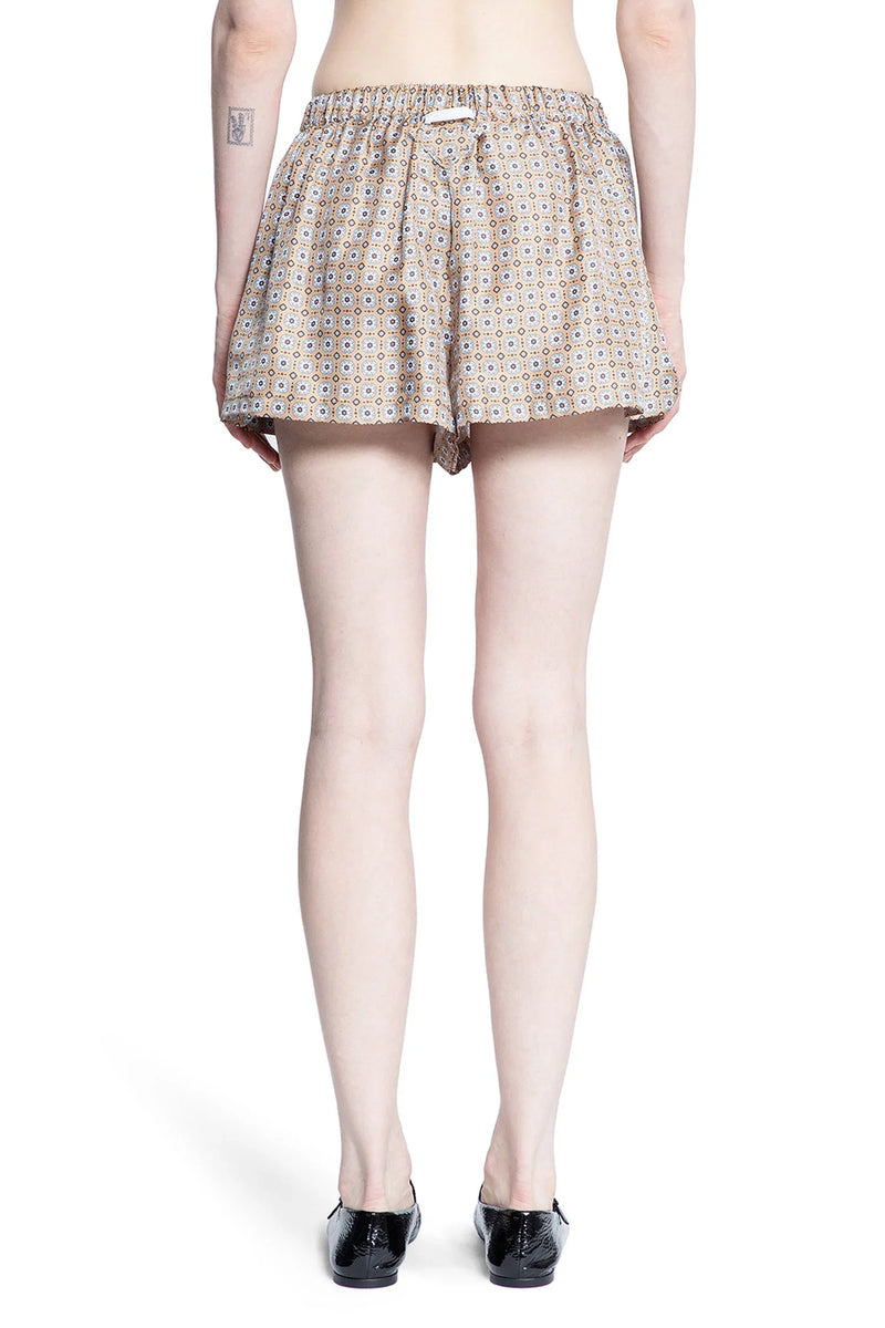 Printed Silk twill Shorts - Antonioli.eu