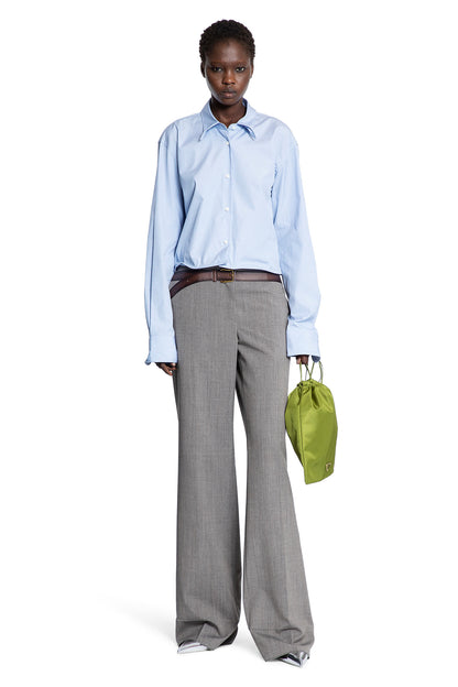 PRADA WOMAN GREY TROUSERS