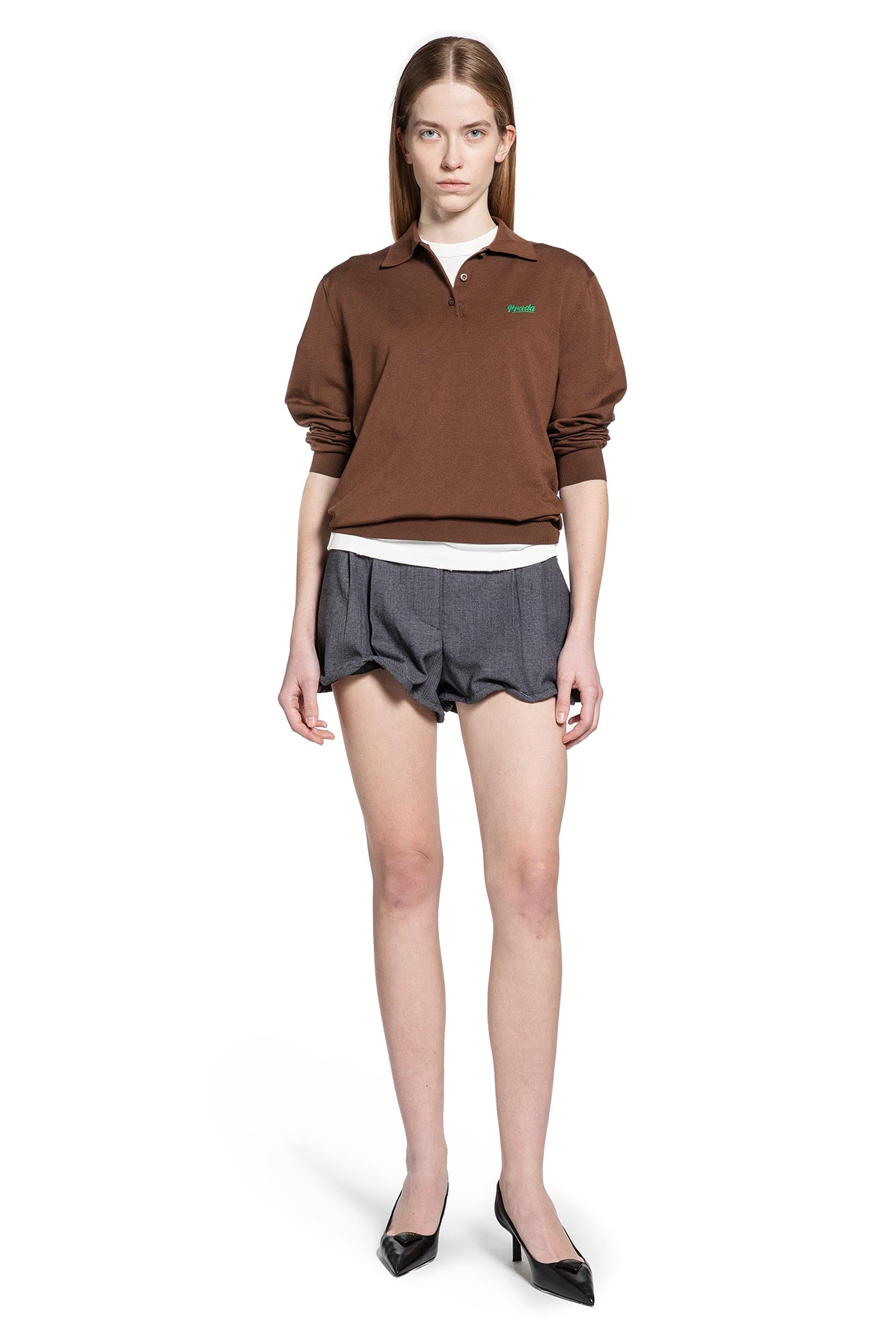 Silk Long Sleeve Polo