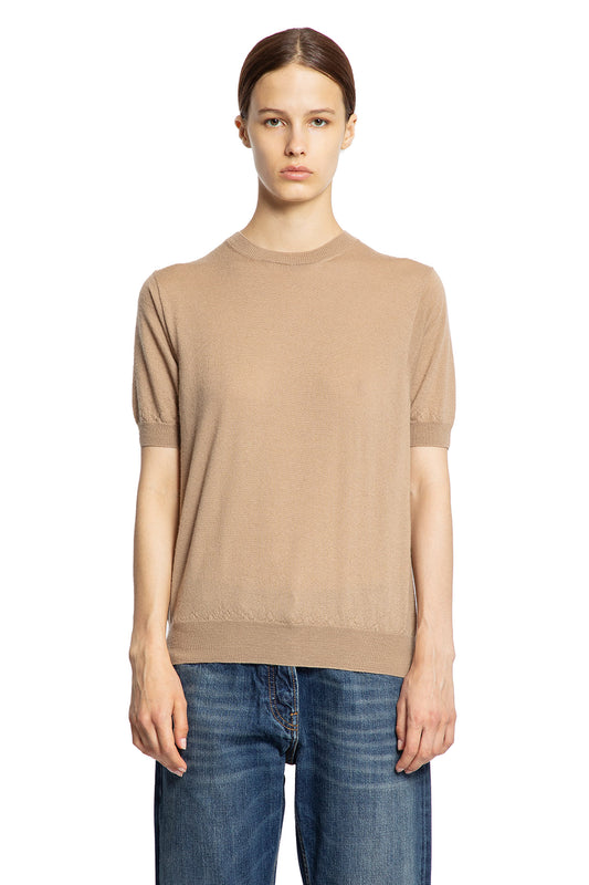 Superfine Cashmere Short Sleeve Sweater