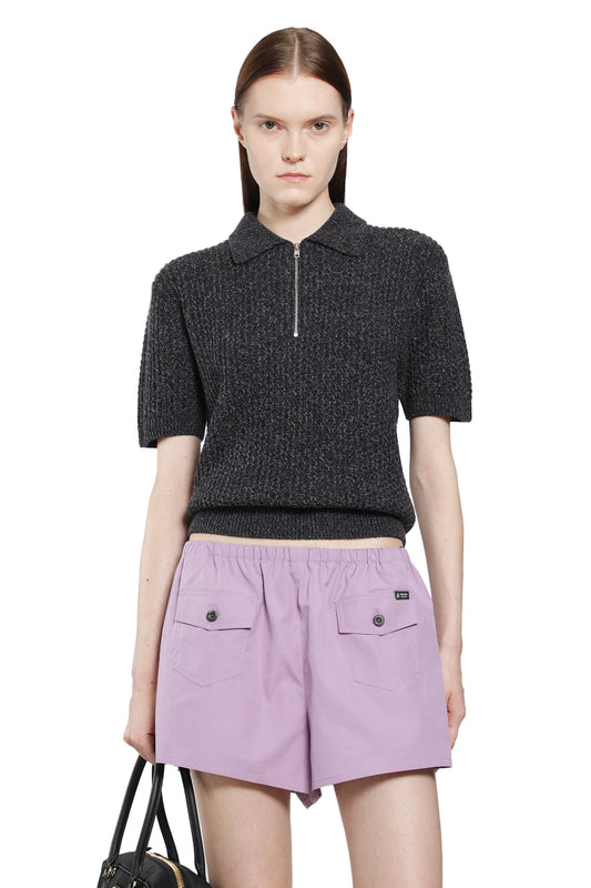 Wool Cashmere Knit Polo
