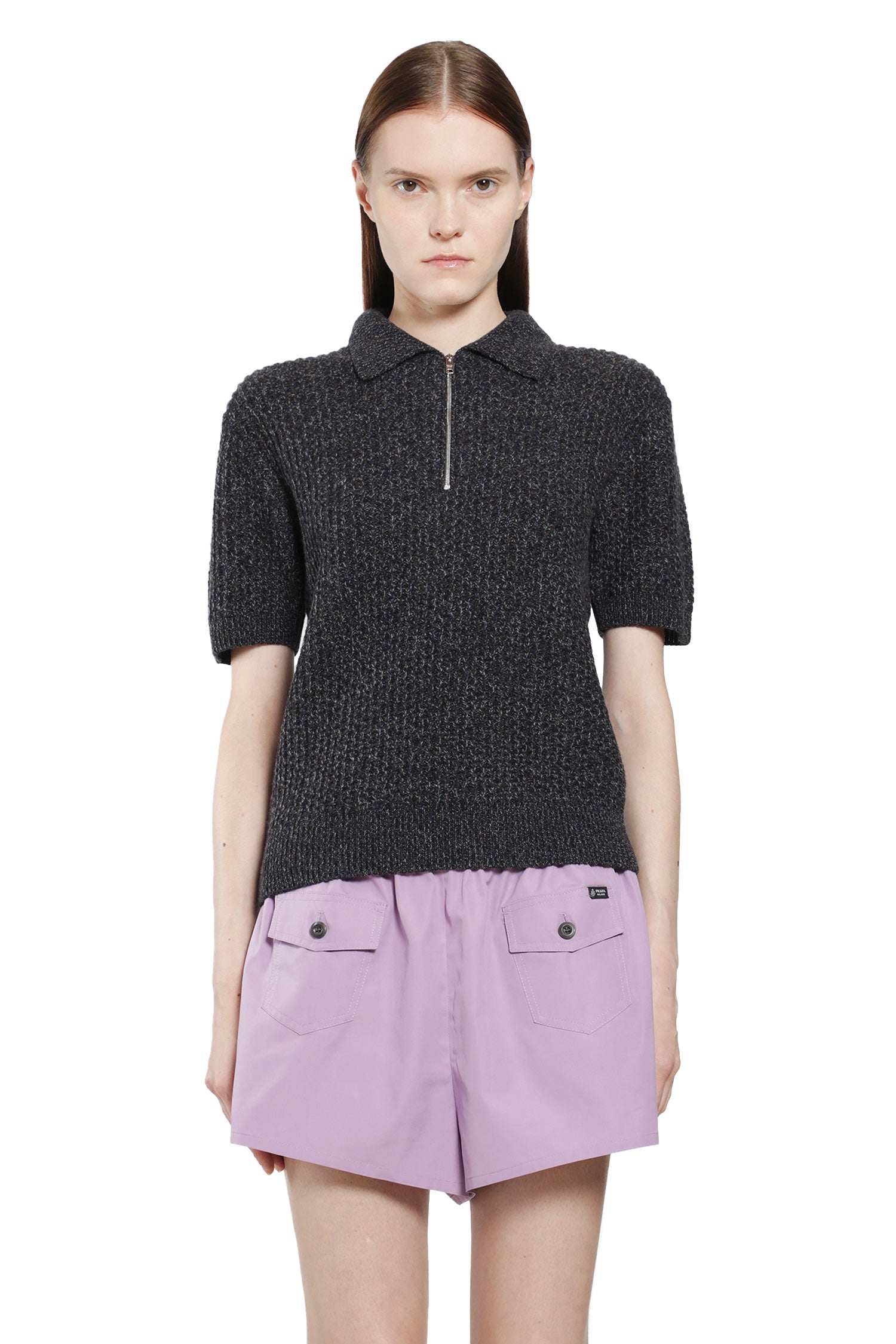 PRADA Wool Cashmere Knit Polo woman