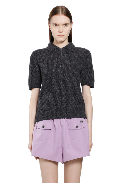 Wool Cashmere Knit Polo