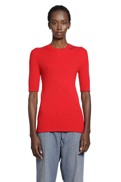 Rib-knit Crewneck Top