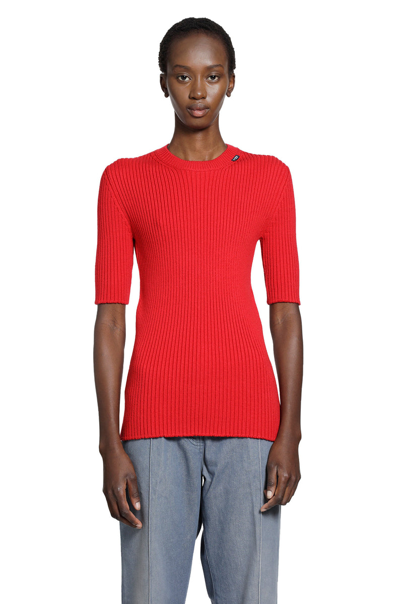 PRADA Rib-knit Crewneck Top woman