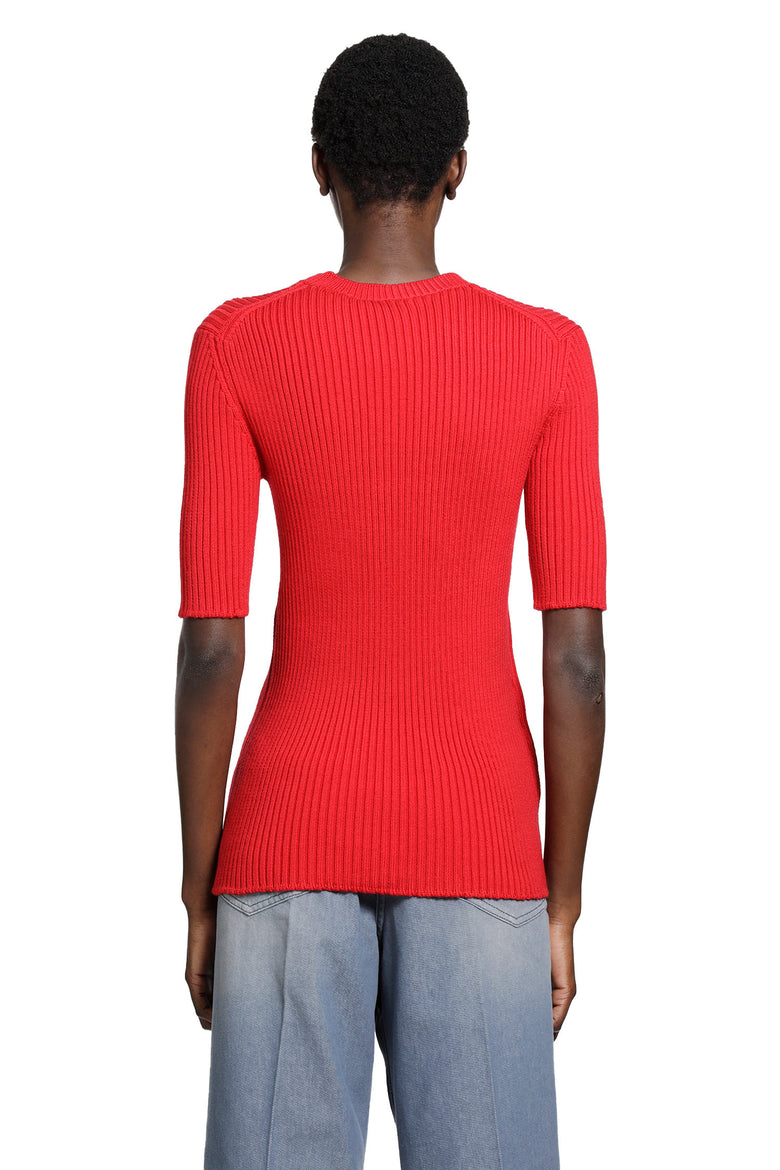 
              PRADA Rib-knit Crewneck Top woman
            