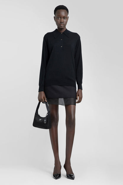 PRADA WOMAN BLACK KNITWEAR