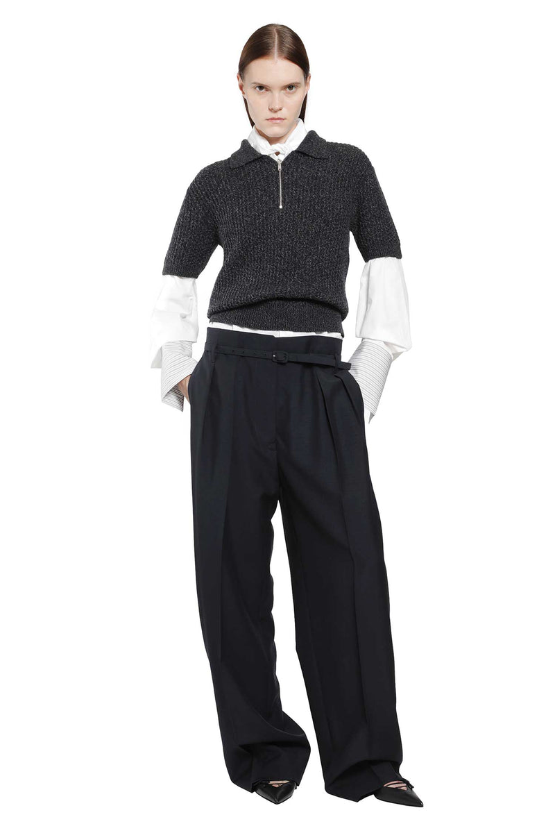 PRADA Light Wool Mohair Trousers woman