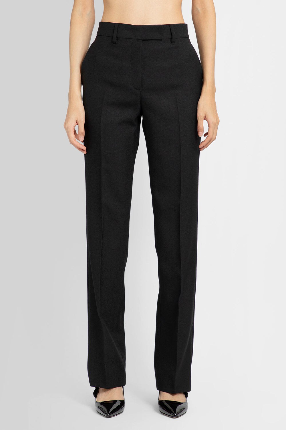 PRADA WOMAN BLACK TROUSERS